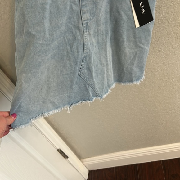 Denim overall dress - Picture 6 of 10